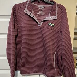 LL Bean quarter zip women’s hiking sweatshirt